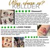 kullder 30pcs Final Fiesta Bachelorette Tattoos, Custom Bachelorette Party Tattoos, Bach, Mexico, Gold Cactus Boho, Cinco De Mayo, Fake Tattoos Carnival Birthday Party Temporary Colorful Tattoos