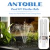 ANTOBLE 5 Watt UVC Replacement Lamp Pond Filter UV Light Compatible with Pennington Aquagarden Inpond 5 in 1 Pond Pump & Filter 200 & 300 & 450 Gallon Models