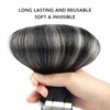 Sassina 20 Inch Human Hair Tape in Extensions Ombre Tape in Hair Extensions Human Hair Invisible Tape in Hair Extensions Human Real Hair 50g Natural Black to Silver Balayage 20 Pcs, 1B/silver/1B