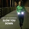 Knuckle Lights Advanced - Running Lights for Runners, Stay Safe and Visible with Ultra Bright Flood Beams and Charging Dock - Essential Night Running Gear and Walking Lights for Safety