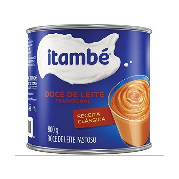 ITAMBE Doce de Leite 800 gr. (1.76 lb) - Brasil.