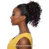 Mane Concept Brown Sugar Human Hair Mix Wrap&Tie Ponytail - BSWNT14 SOFT BOUNCY CURL 10" (1B)