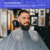 Segbeauty Hair Cutting Collar, Silicone Hair Dye Collar Neck Wrap Neck Guard, Professional Salon Weighted Rubber Haircut Pad Guide for Barber Stylist Hairdressing Hair Coloring & Perming Gray