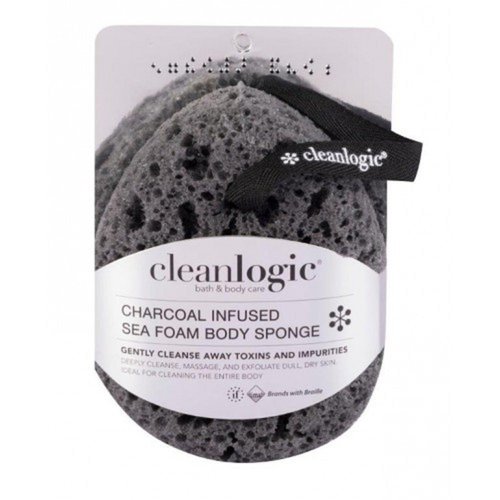 Clean Logic Charcoal Infused Foam Sea Sponge