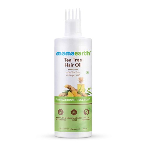 MAMAEARTH Tea Tree Hair Oil with Tea tree & Ginger oil 250ml