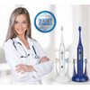 Pursonic S430 SmartSeries Electronic Power Rechargeable Sonic Toothbrush with 40,000 Strokes Per Minute, 12 Brush Heads Included (White)