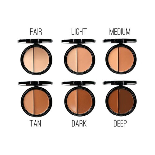 EVE PEARL HD Dual Foundation Full Coverage Foundation Set Long Lasting Everyday Non Greasy Lightweight Texture Makeup Set 3,6,12 Value Packs (Pack of 6, Deep)