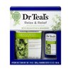 Dr Teal's Eucalyptus Epsom Salt & Foaming Bath Oil Sampler Gift Set - Give The Gift of Rejuvenation & Self Care! - 14 oz Bag of Eucalyptus Bath Salts & 3 oz Bottle of Eucalyptus Foaming Bath Oil