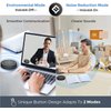 EMEET Conference Speaker and Microphone Luna 360° Voice Pickup w/Noise Reduction/Mute/Indicator USB Bluetooth Speakerphone w/Dongle for 8 People Daisy Chain for 16 Compatible with Leading Software