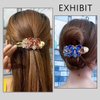3 PCS Rhinestone Hair Clips Duckbill Flower Butterfly Hair Barrettes, Luxury Fancy Glitter Sparkly Crystals Decorative Flower Hair Claws Clips, Adult Hair Jewelry For Women Crystal Thick Hairpin