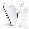 BAIMEI Stainless Steel Gua Sha Facial Tool for Self Care, Skin Care Tool for Face and Body Treatment, Relieve Tensions and Reduce Puffiness, Gift for Men Women