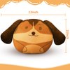 Oiyaku Kids Toys Plush Pillow Cute Pug Stuffed Animal Soft Toys Dog Plush Toys Birthday Gift for 3-12 Years Old Children Stuffed Animal Toys for Boys and Girls Room Living Room Decoration Brown 13 in