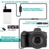 USB Adapter Kit DC 8.4V ACK-E6 + Fully Decoded DR-E6 Coupler LP-E6 Dummy Battery + QC3.0 USB Adapter for Canon EOS 5D Mark III II IV 5DSR 7D 60D 70D 80D 6D Mark II Power Display