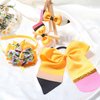 FULANSI Back to School Bow Hair Clips Yellow Pencil Headband Cute Bows Hair Accessories Big Bow Hair Scrunchies Cheer Hair Barrettes for First Day of School Girl Students Teachers Outfits Decor 4PCS