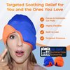 Soothie Head Cooling Migraine Relief Cap | Ice Cap for Headaches. State-of-The-Art Gel Packs Stays Cold Much Longer Than Leading Brands | Hot & Cold Therapy for Headaches, Stress, Puffy Eyes, Sinus