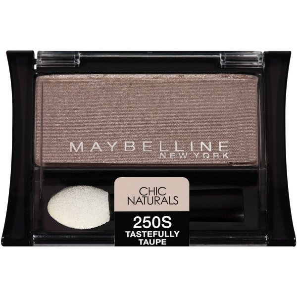 Maybelline New York Expert Wear Eyeshadow Singles, Chic Naturals 250s Tastefully Taupe, 0.09 Ounce
