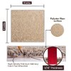Smart Squares in A Snap Premium Made in The USA Carpet Tiles 8x8 Inch, Soft Padded, Seamless Appearance, Peel and Stick for Easy DIY Installation (Sample, 708 Claystone)