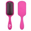 The Knot Dr. hair brush by Conair - Detangling hair brush - Ideal for all hair types - Removes Knots and Tangles in wet or dry Hair - Pink