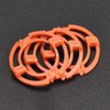 Maxmartt 3 Pcs Blade Retaining Ring Men's Shaver Razor Lock Ring Retaining Ring Orange Blade Retaining Plate Holder Compatible for Norelco Series 7000 9000 RQ12 Models