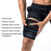 Thigh Support, Thigh Brace with Silicone Anti-Slip Strips, Hamstring Wrap Compression Sleeve for Men and Women, Adjustable Leg Support for Sprains, Strains, Tendinitis Injury and Recovery