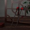 WILLBOND 2 Pieces Chinese Wooden Hair Sticks Retro Wooden Hairpins Japanese Classic Hair Chopsticks Handmade Flower Hair Accessories for Women Girl Long Hair (Classic Style)