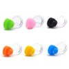 Zooshine BRBD Set of 6 Waterproof Silicone Swimming Nose Clip Plugs for Adults Children Age 7+ (6 Pack)