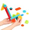 Battat- Bristle Blocks- STEM Interlocking Building Blocks- 50 pc Playset- Developmental Toys for Toddlers & Kids- Basic Builder Bucket- 2 Years +