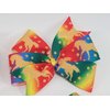 Rainbow Unicorns Hair Bow