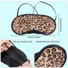 10 Pack Sleep Mask, Leopard Eye Masks Shade Cover for Sleeping, Shift Work, Naps, Travel Pouch Night Blindfold Airplane Relaxing Eyeshade Cover with Nose Pad for Men Women