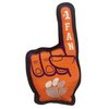 Pets First NCAA Clemson Tigers #1 FAN TOY. Best SPORTS Dog Toy with Double Stitched trim and Tough Nylon material filled with Chewable Polyfil and INNER SQUEAKER