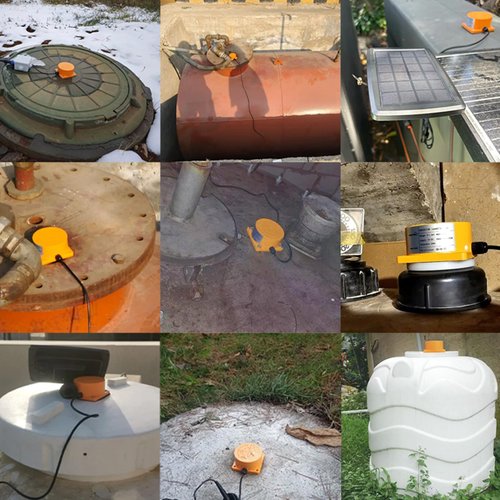 Moray ME201R Tuya Smart Life APP IP65 Wireless WiFi Ultrasonic LED Temperature Indicator Time Fuel Display Wireless Water Tank Level Sensor Gauge Liquid Level Controller