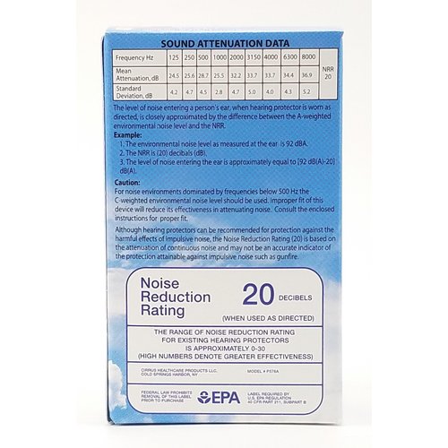 New Super Soft Adult EarPlanes® Ear Plugs Airplane Travel Ear Protection 10 Pair