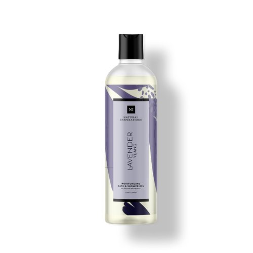 Natural Inspirations Lavender Ylang Moisturizing Bath & Shower Gel 12.5oz