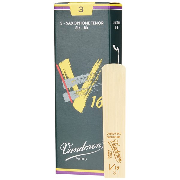 Vandoren SR723 Tenor Sax V16 Reeds Strength 3; Box of 5