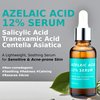 Azelaic Topical Acid 12% Serum for Face – Dark Spot Remover with Tranexamic Acid, Salicylic Acid, Niacinamide & Centella Asiatica – Acne, Hyperpigmentation & Rosacea Treatment 1 Oz Korean Skincare