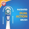 Arm & Hammer Spinbrush Pro Series White Electric Toothbrush Replacement Brush Heads Refills, Soft Bristles, 2 Count - 3 Pack (Includes 6 Brush Heads Total)