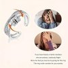 Long tiantian To My Daughter Gifts from Mom Fidget Rings for Anxiety Women Silver Anxiety Multi-layered Spinner Rings for Relief Mother's Day Gifts for Daughter