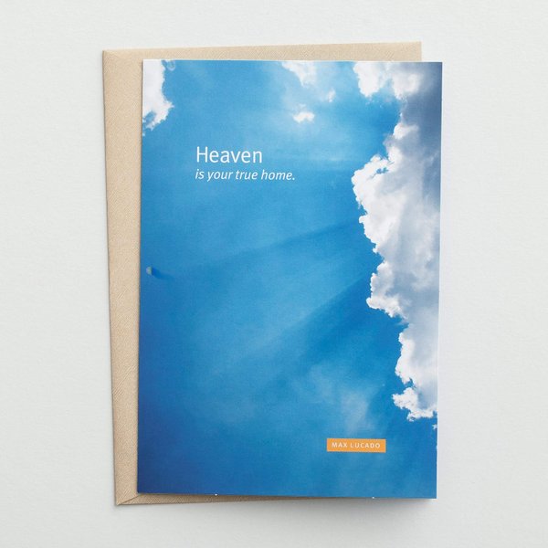 DaySpring - Max Lucado - Peace and Comfort - 6 Premium Sympathy Cards with Envelopes, TLB (57993)
