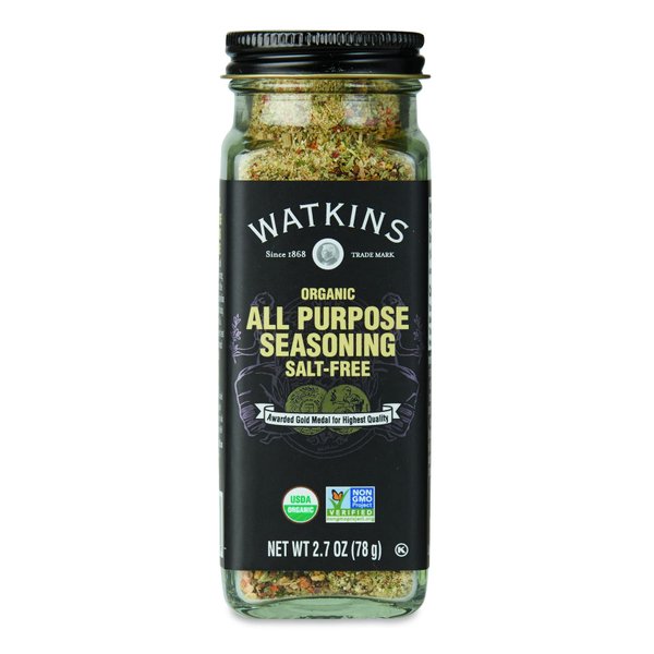 Watkins Gourmet Organic Spice Jar, All Purpose Seasoning Salt Free, 2.7 oz