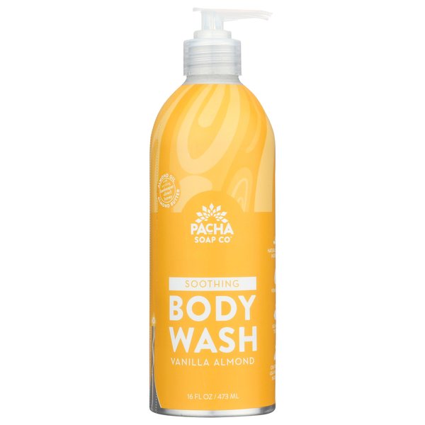 PACHA SOAP Vanilla Almond Body Wash, 16 FZ