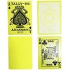 Yellow Tally Ho Reverse Circle Back Limited Edition Playing Cards