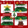 BB FUN HOUSE Christmas Tree Ornaments Pixel Art Puzzle Bricks Bucket, 620 Piece Pixel Blocks Art Kit for Create 3D Christmas Tree, Patented Interlocking Building Bricks Stem Toys, Gift for Age 6 Plus