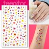 Teenitor Nail Art Stickers Self Adhesive Nail Rhinestones Stickers 5D Nail Stickers for Nail Art 3D Nail Deals Pearl Sticker Stick on Gems for Nail, Face, Hair