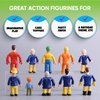 FUNERICA 10-Set Fireman Figurines and Play People Figures - Toy Figures Set