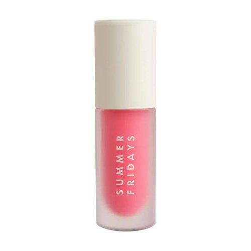 Summer Fridays Dream Lip Oil for Moisturizing Sheer Coverage, High-Shine Tint, and Deep Hydration - Pink Cloud (0.15 Oz)