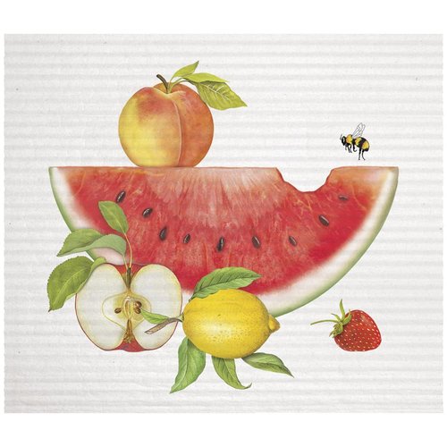 Mary Lake-Thompson Watermelon Wedge Sponge Cloth, Eco-Friendly, Machine Washable
