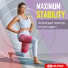 Hamstring Compression Sleeve (Pair) Thigh Compression Sleeves for Men & Women. Quad, Groin, Thigh Pain Relief & Recovery. Hamstring Brace & Leg Wraps Medical Compression for Running & Injury Black L