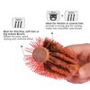 PERFEHAIR Small Round Hair Brush for Blow Drying, Multi-Function Round Hairbrush with Nylon & Boar Bristle, Perfect for Styling Men & Women's Medium, Short & Fine Hair -1.8 Inch