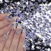 50pcs Light Purple Zircon Flatback Rhinestones for Nails Mini Nail Rhinestones for Nail Art Supplies 2-4mm Rhinestone Nail Gems Multi-shapes Nail Diamonds Nail Crystals 3D Nail Charms Nail Accessories