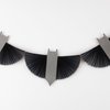 Meri Meri Black Bats Halloween Garland, 10' Strand Banner, Tissue Paper Reusable Party Decorations (Pack of 1)